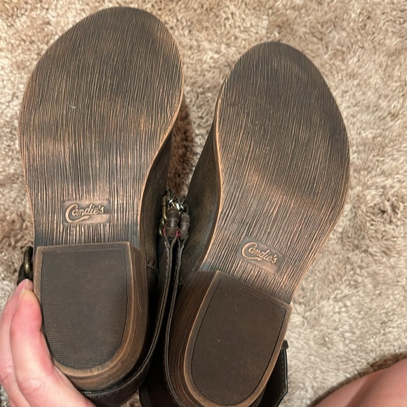 CANDIES rhinestone, cowboy boots booties chains gems ankle 6.5 - Picture 9 of 15